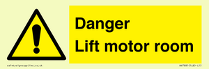 WV7881: Danger Lift motor room