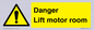 WV7881: Danger Lift motor room