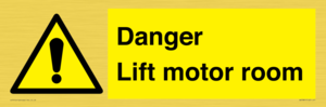 WV7881: Danger Lift motor room