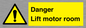 WV7881: Danger Lift motor room