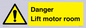 WV7881: Danger Lift motor room