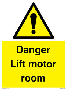 WV7881: Danger Lift motor room