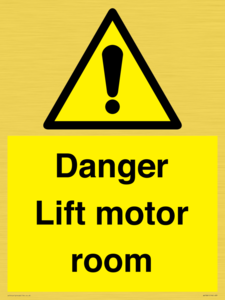 WV7881: Danger Lift motor room