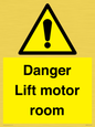 WV7881: Danger Lift motor room