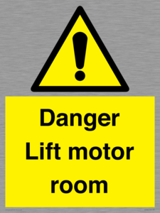 WV7881: Danger Lift motor room