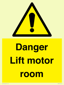 WV7881: Danger Lift motor room