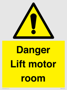 WV7881: Danger Lift motor room
