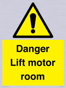 WV7881: Danger Lift motor room