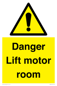 WV7881: Danger Lift motor room