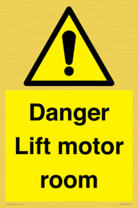 WV7881: Danger Lift motor room