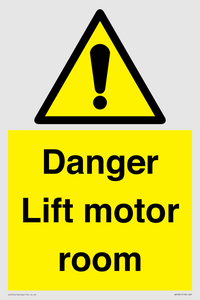 WV7881: Danger Lift motor room