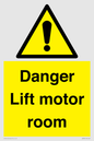 WV7881: Danger Lift motor room