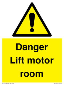 WV7881: Danger Lift motor room