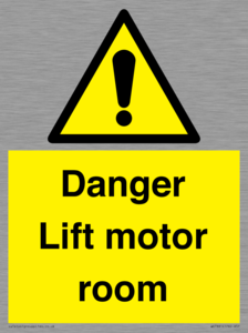 WV7881: Danger Lift motor room