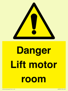 WV7881: Danger Lift motor room