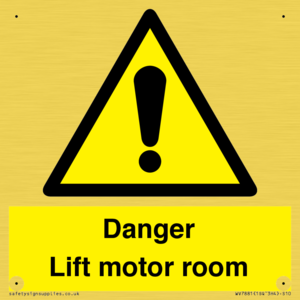 WV7881: Danger Lift motor room
