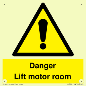 WV7881: Danger Lift motor room