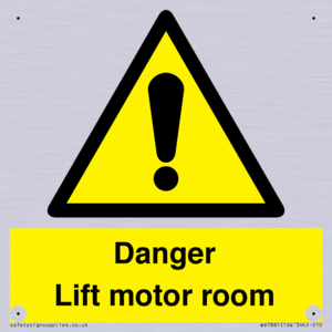 WV7881: Danger Lift motor room