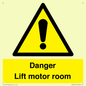 WV7881: Danger Lift motor room