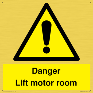 WV7881: Danger Lift motor room