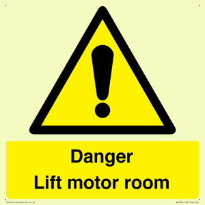 WV7881: Danger Lift motor room
