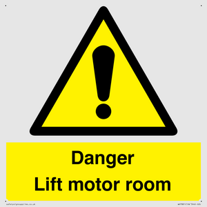 WV7881: Danger Lift motor room