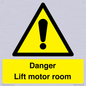WV7881: Danger Lift motor room