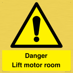 WV7881: Danger Lift motor room