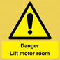 WV7881: Danger Lift motor room