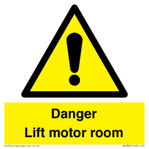 WV7881: Danger Lift motor room
