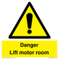 WV7881: Danger Lift motor room