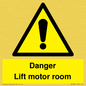 WV7881: Danger Lift motor room