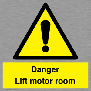 WV7881: Danger Lift motor room