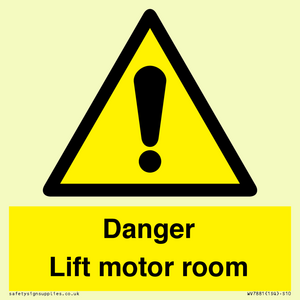 WV7881: Danger Lift motor room
