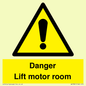 WV7881: Danger Lift motor room