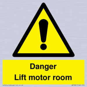 WV7881: Danger Lift motor room