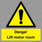 WV7881: Danger Lift motor room