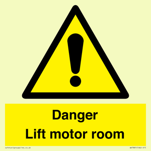 WV7881: Danger Lift motor room