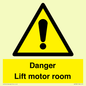 WV7881: Danger Lift motor room