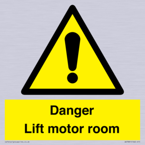 WV7881: Danger Lift motor room
