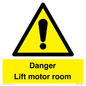 WV7881: Danger Lift motor room
