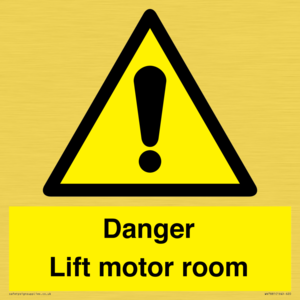 WV7881: Danger Lift motor room