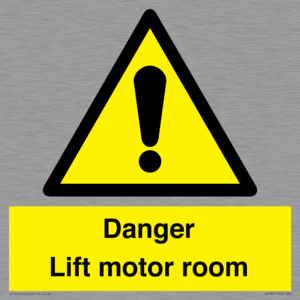 WV7881: Danger Lift motor room