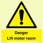 WV7881: Danger Lift motor room