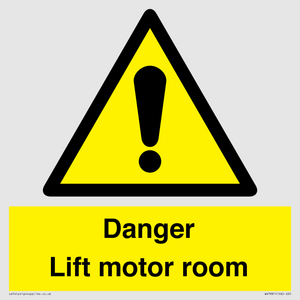 WV7881: Danger Lift motor room