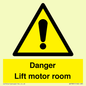 WV7881: Danger Lift motor room