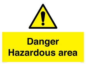 WV7893: Danger Hazardous area