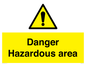 WV7893: Danger Hazardous area