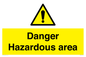 WV7893: Danger Hazardous area