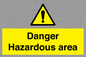 WV7893: Danger Hazardous area